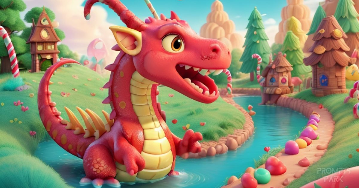 Upon reaching Whiskerland they discovered a breathtaking landscape of candy cane forests and lemonade rivers. Their ultimate challenge was facing the fearsome Candy Dragon said to only permit th