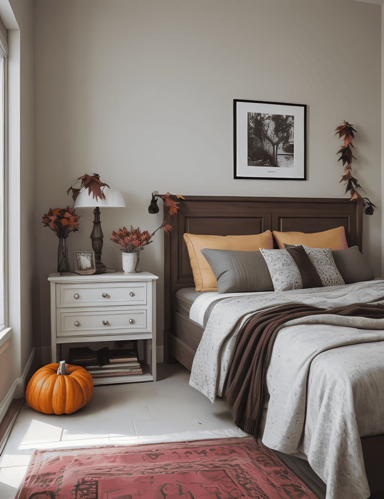 Aesthetic Fall Bedroom decor 01