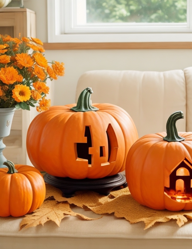 DIY Pumpkin Home Decor for living room 2023