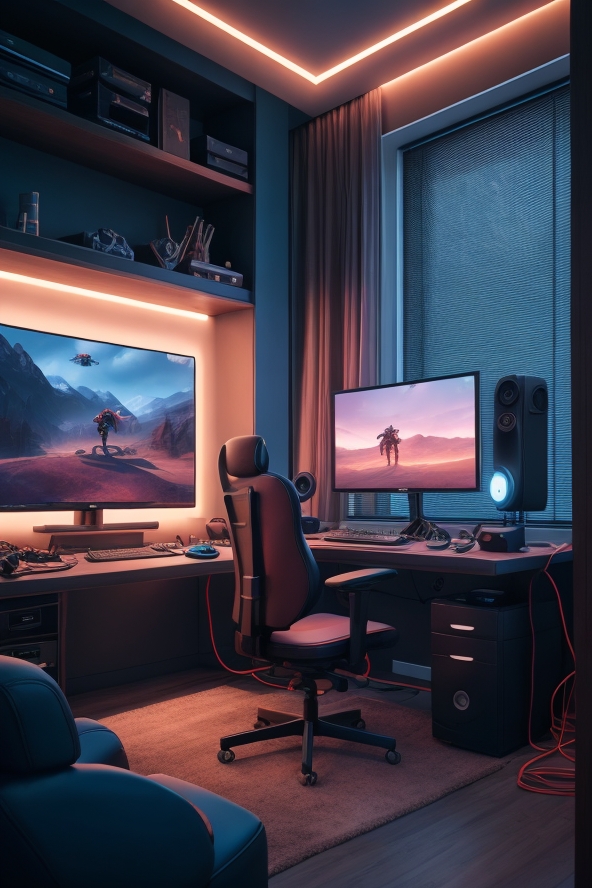 Gaming Home Inspo Interior: Gamers Room Design 