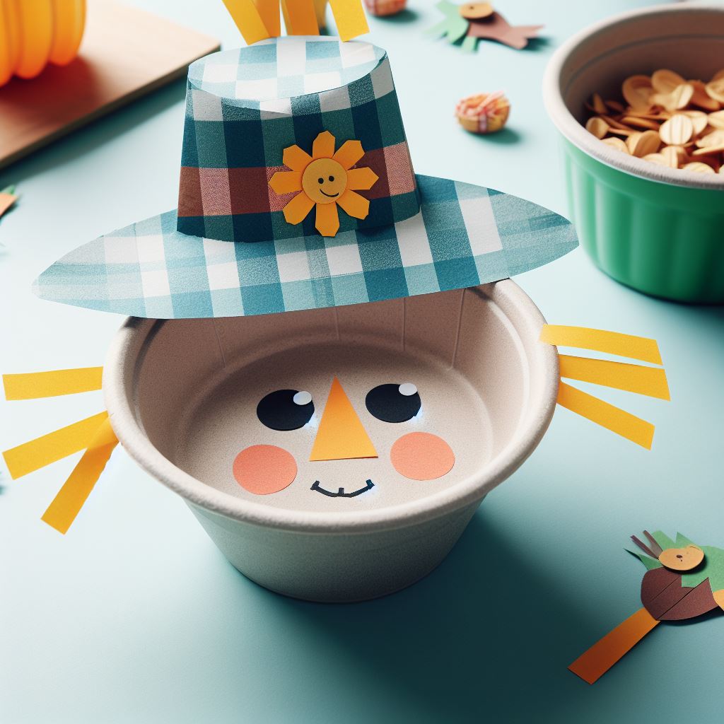 Discover the joy of crafting with your preschooler as you create whimsical scarecrows using paper bowls. Dive into this easy-to-follow tutorial and watch their creativity bloom!