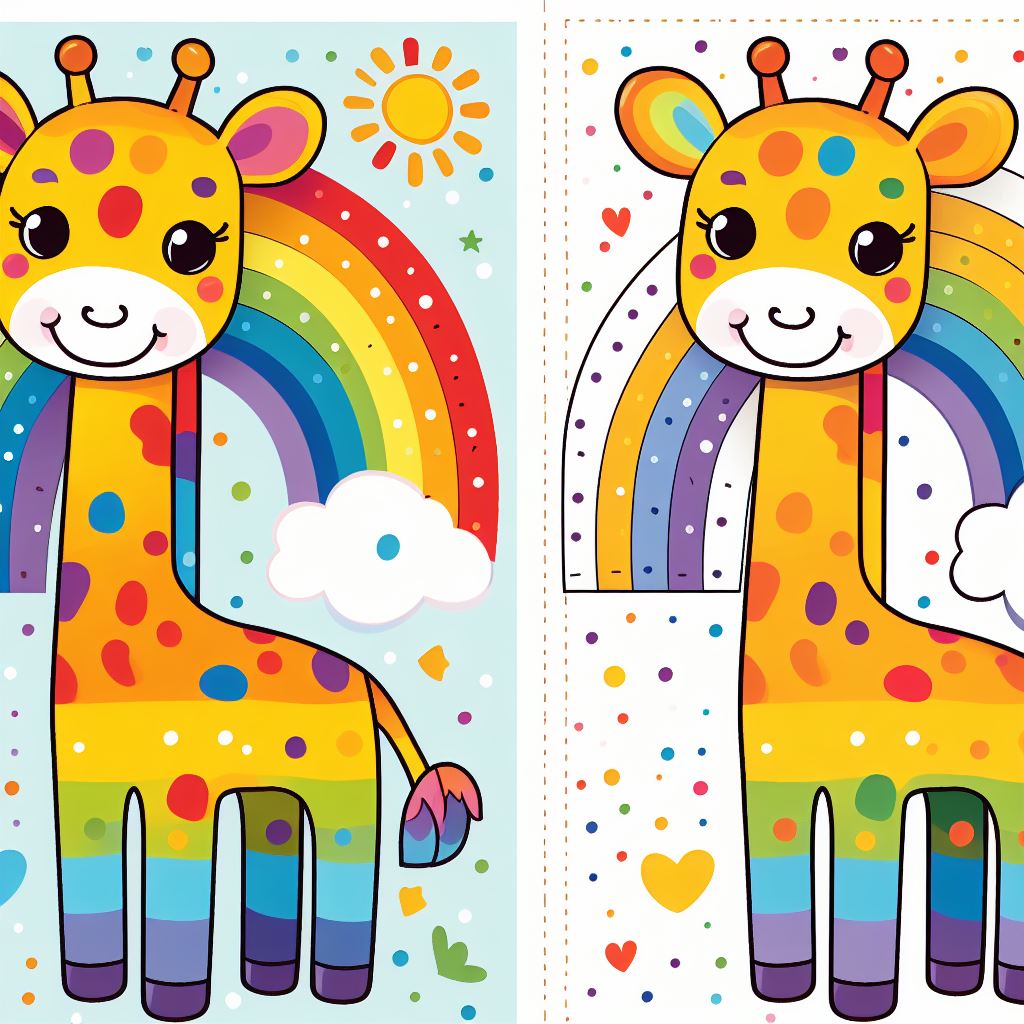 Printable Giraffe Craft for Preschoolers