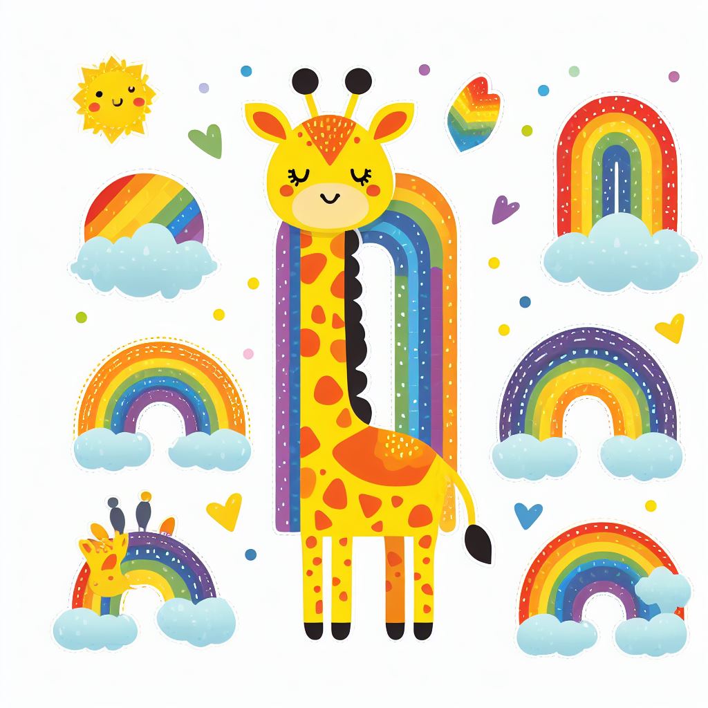 Printable Giraffe Craft for Preschoolers