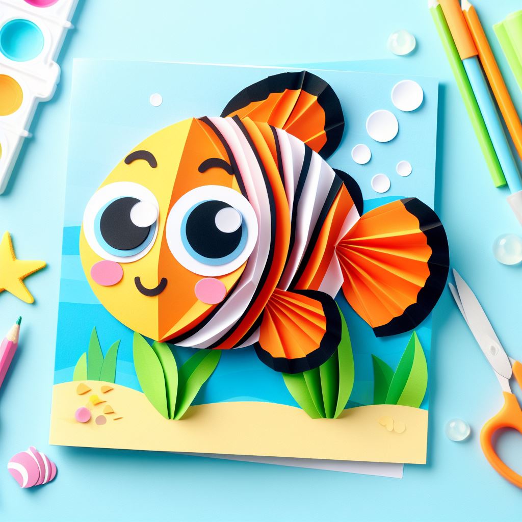 Easy Paper Fish Craft for Preschoolers