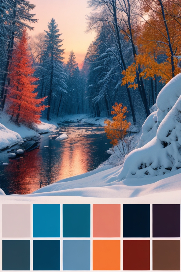 Winter Seasonal Color Palettes 2023