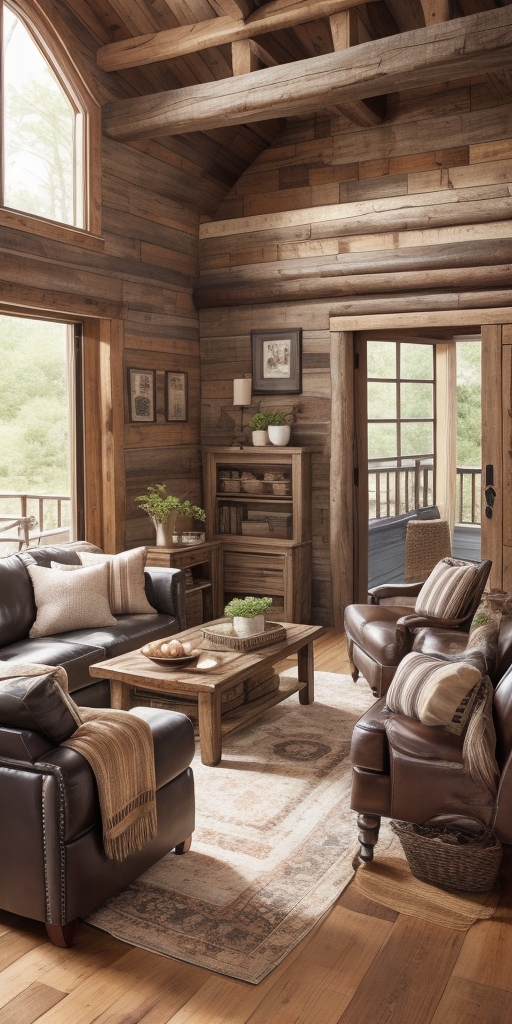 The Rustic Living Room 2023