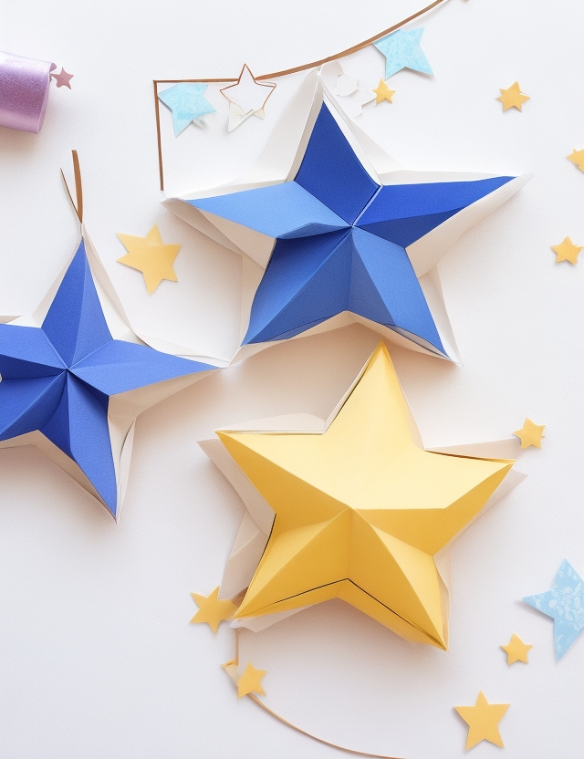 star Paper Craft for preschoolers 01